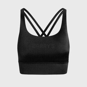 lululemon | Barry's Energy Longline Bra in Black Shine